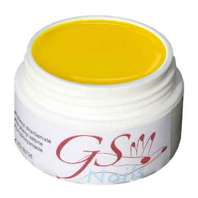 GS-Nails UV-Gel Farbgel Zitronengelb 5ml #B2