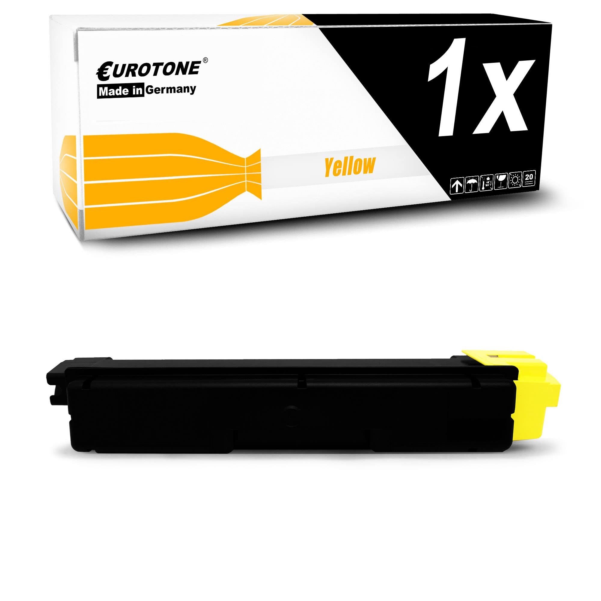 Eurotone Tonerkartusche TK590, TK590Y, (Einzelpack, 1-St., Lieferumfang: 1er-Pack in Gelb Toner in Gelb), Eurotone Toner TK590, TK590Y, 1er-Pack in Gelb, Gelb