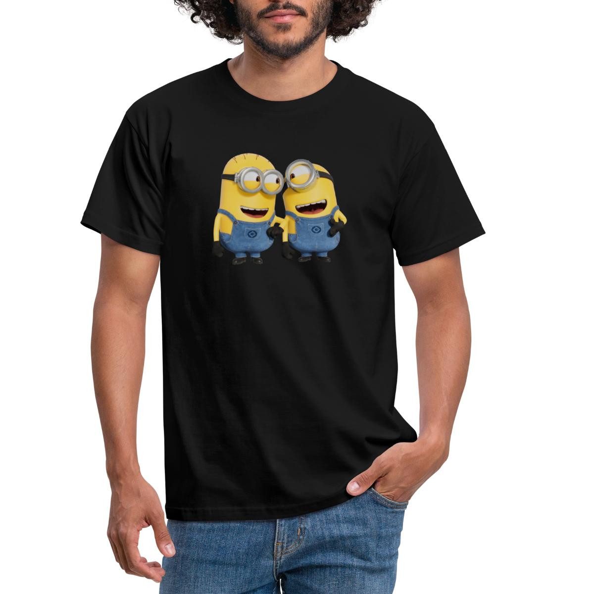 Spreadshirt T-Shirt Minions Despicable Me Phil Und Stuart Männer T-Shirt (1 günstig online kaufen