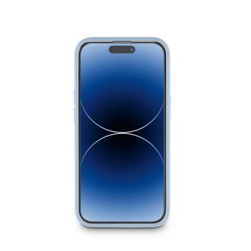 Hama Smartphone-Hülle Handyhülle für Apple iPhone 15 Pro Max, durchsichtig Blau, flexibel