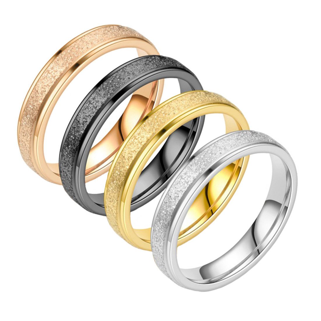 Taffstyle Fingerring Edelstahl Ring Verlobungsring Partnerring Freundschaft günstig online kaufen