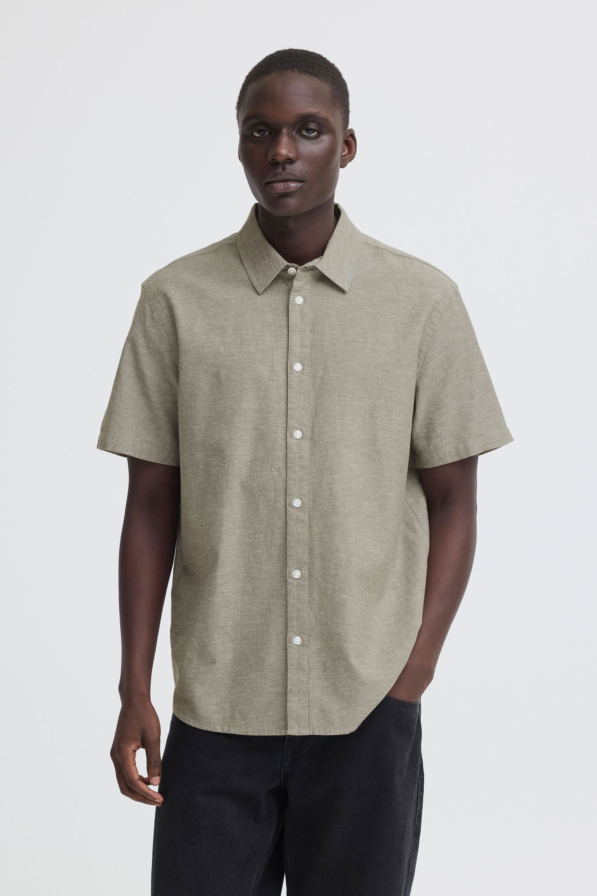 Leinenhemd BHAban Slub Linen Mix
