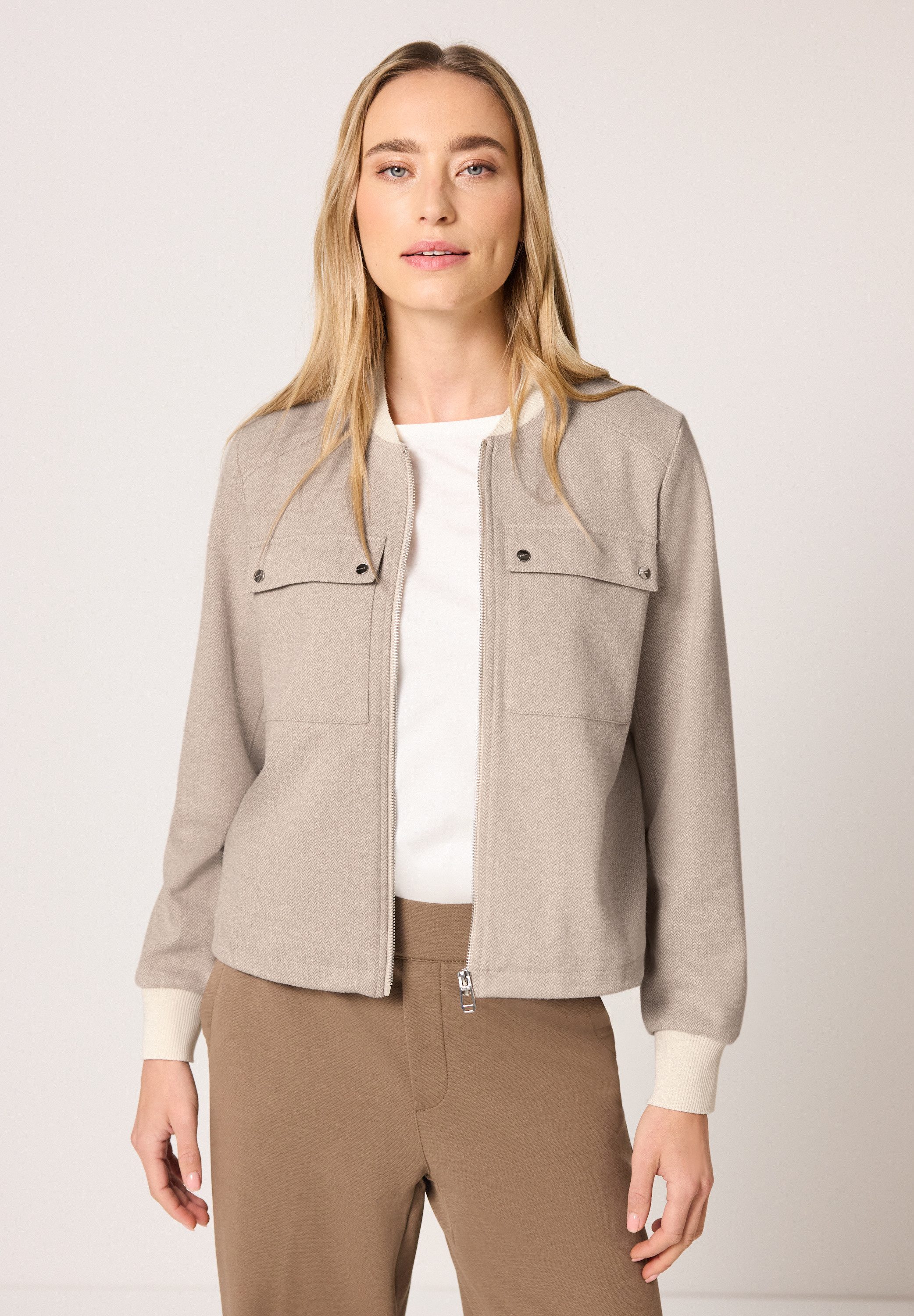 STREET ONE Blouson mit Rundhalsausschnitt