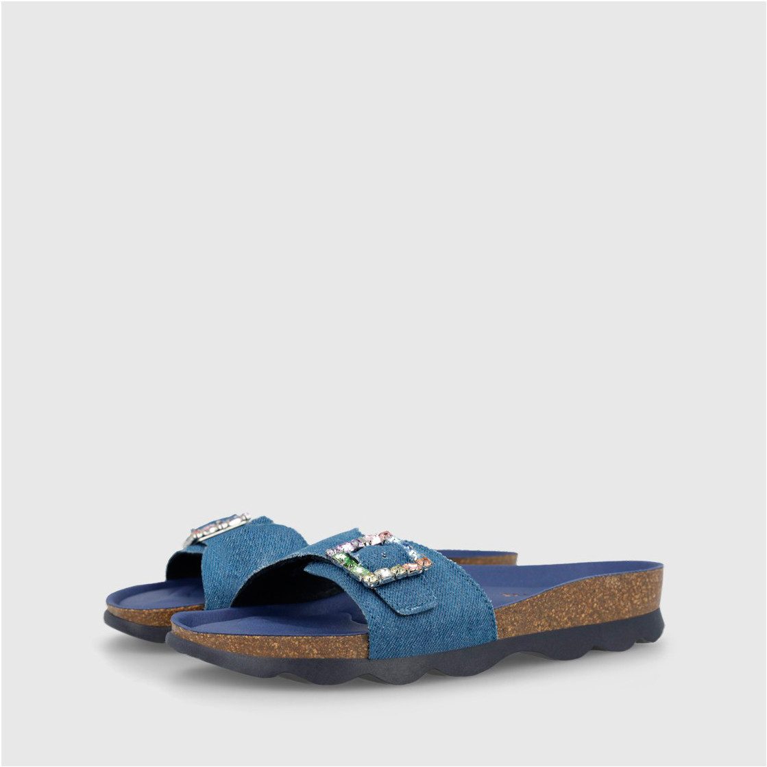 LODI LOVE Tejano Jeans Pantolette zum Schlupfen