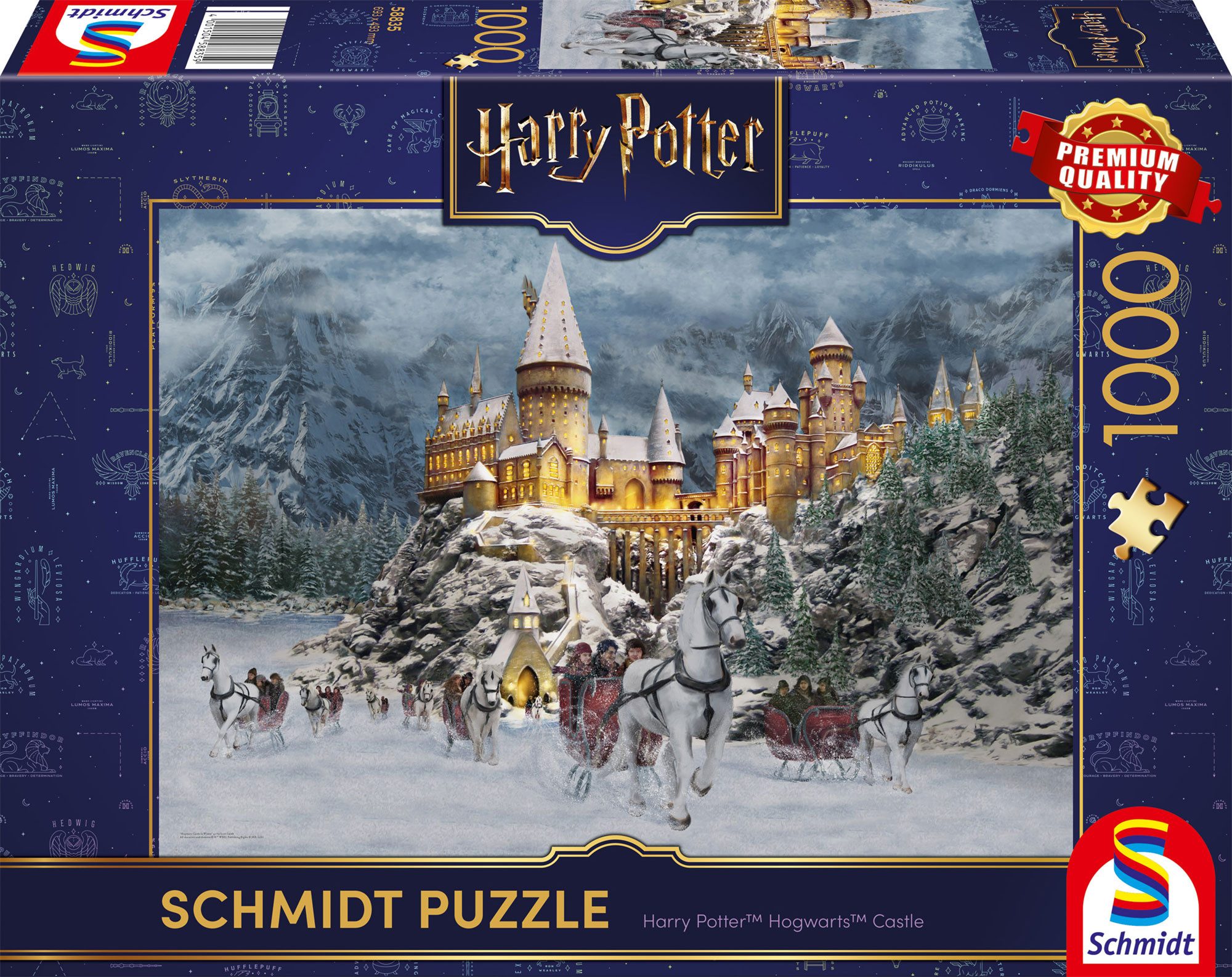 Schmidt Spiele Puzzle Thomas Kinkade, Harry Potter™ Hogwarts™ Castle, 1000 Puzzleteile, Made in Germany