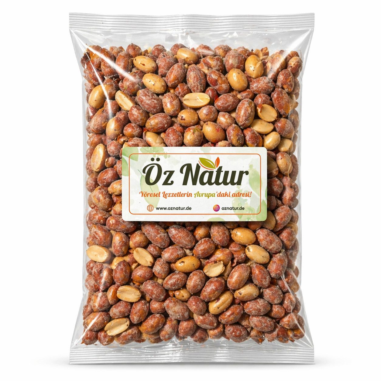 Öz Natur Nüsse, Erdnüsse mit Salz 800g