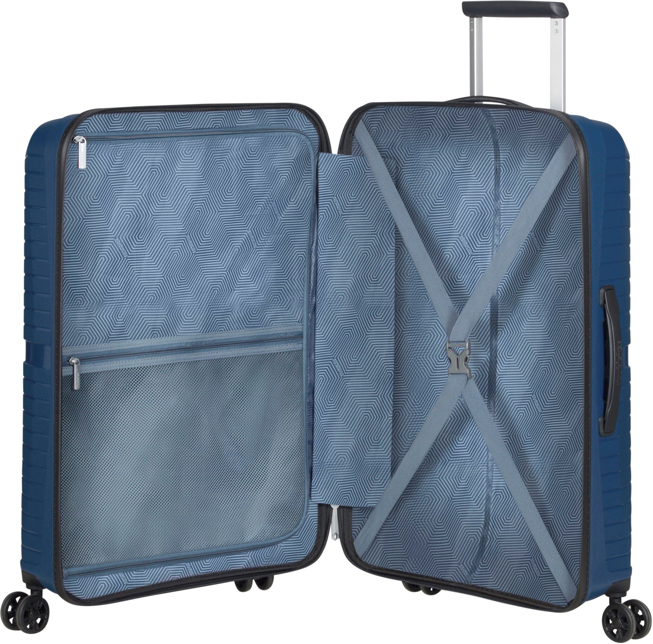 American Tourister® Hartschalen-Trolley Airconic, 67 Rollen 4 cm, Navy Midnight