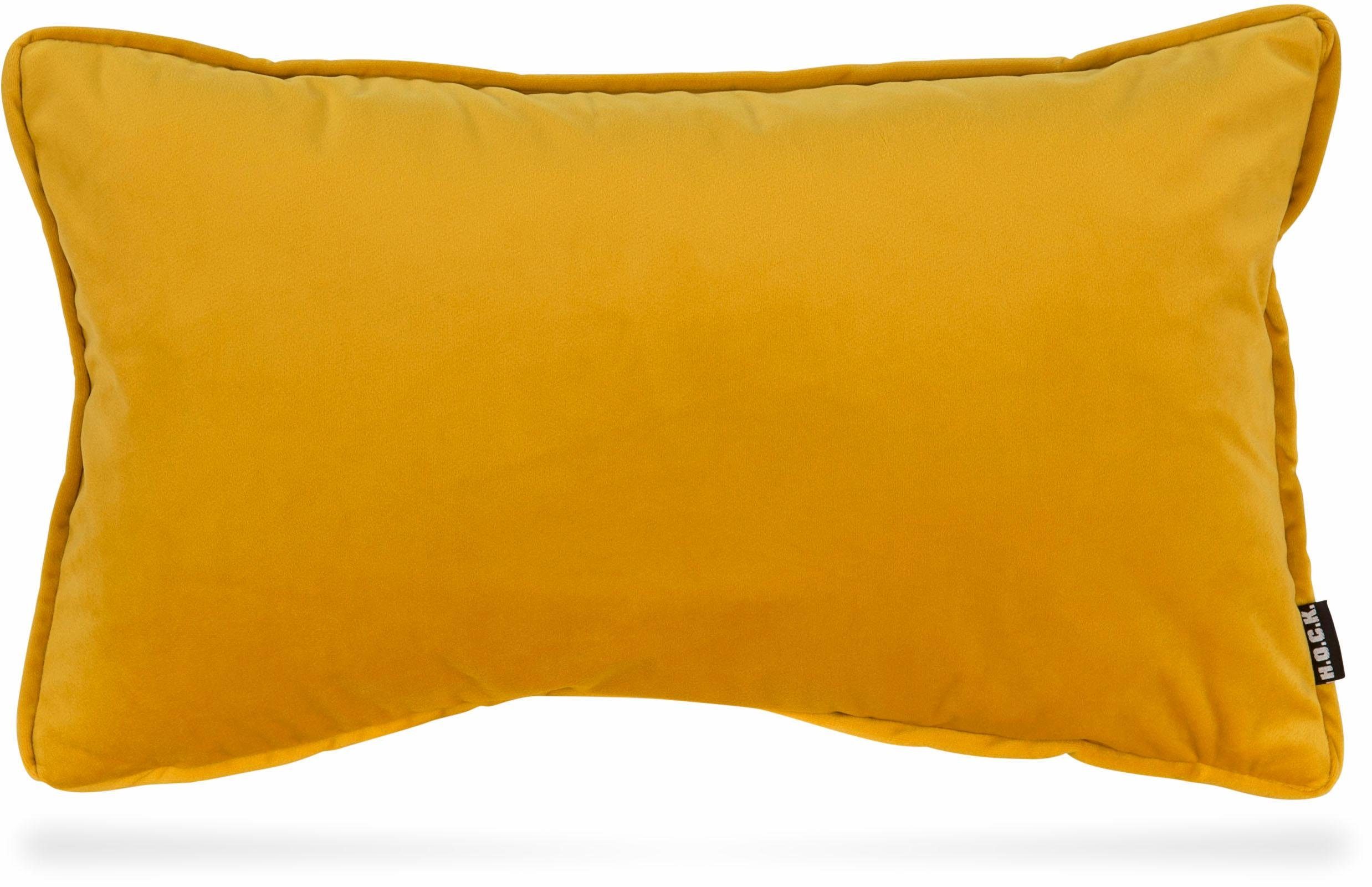 H.O.C.K. Dekokissen Nobile Samt, Kissenhülle mit Füllung, 1 Stück. € 25,60