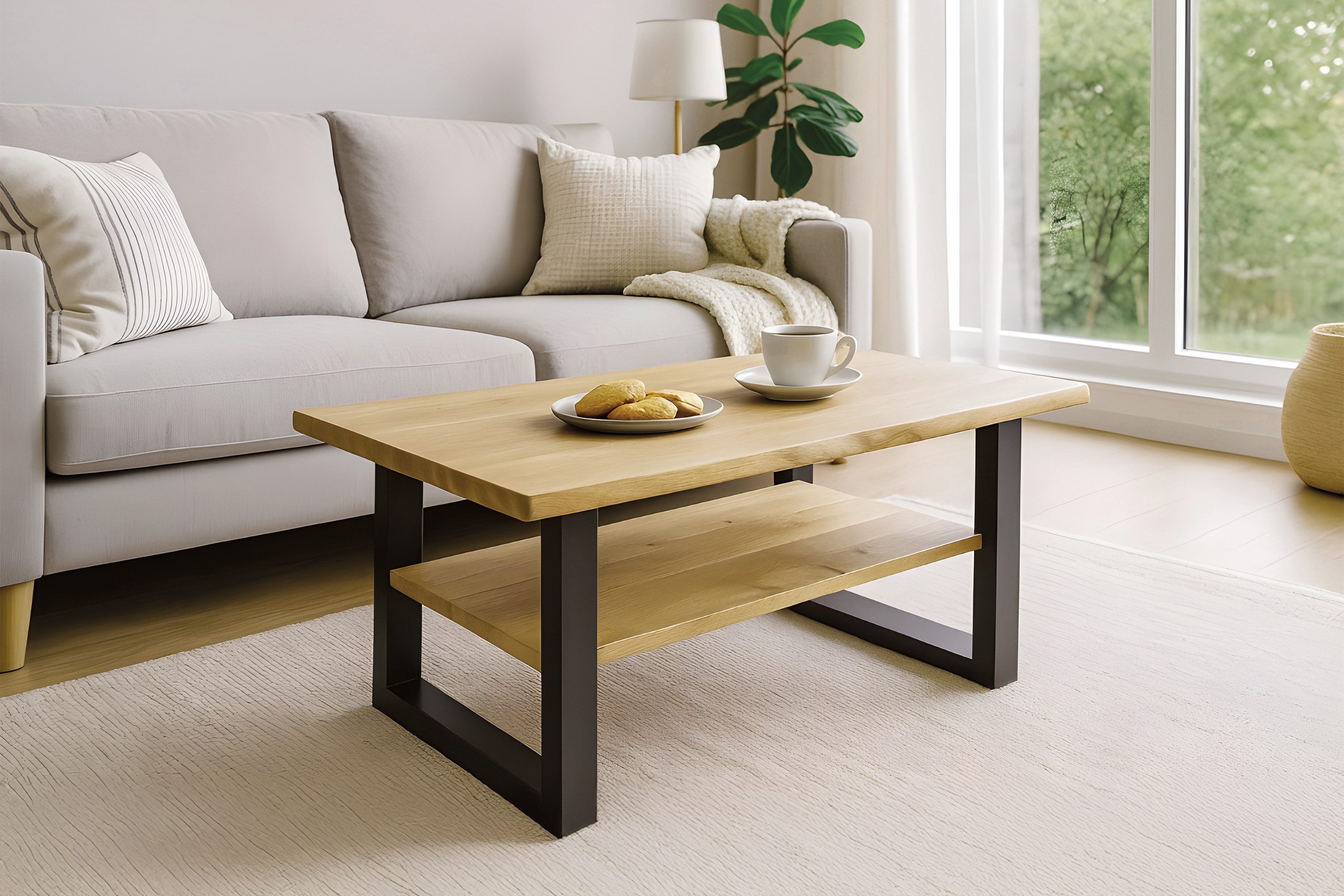 SAM® Couchtisch Patricia, Baumkante, Akazie, Eiche günstig online kaufen