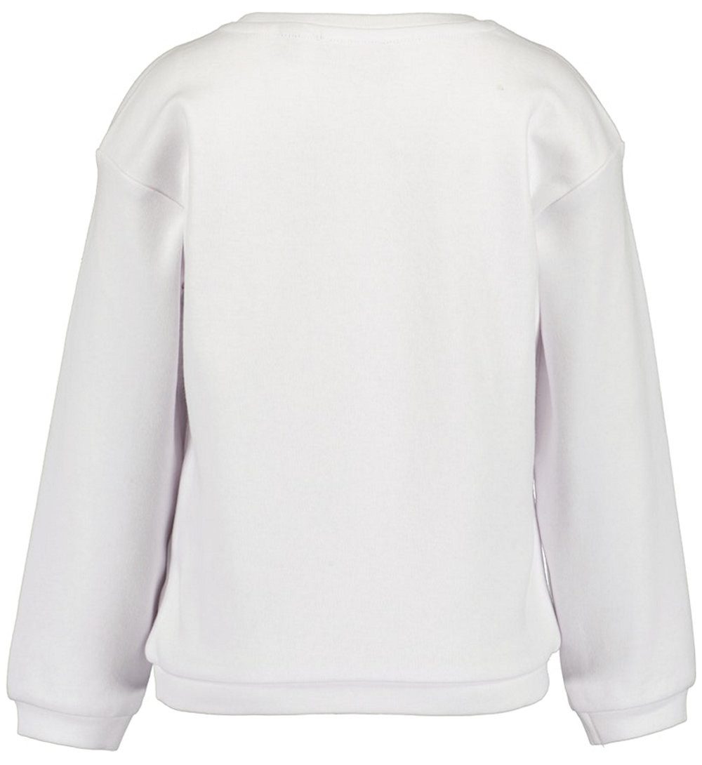 Blue Seven Sweatshirt Blue Seven Mädchen Sweatshirt Schmetterlinge weiß