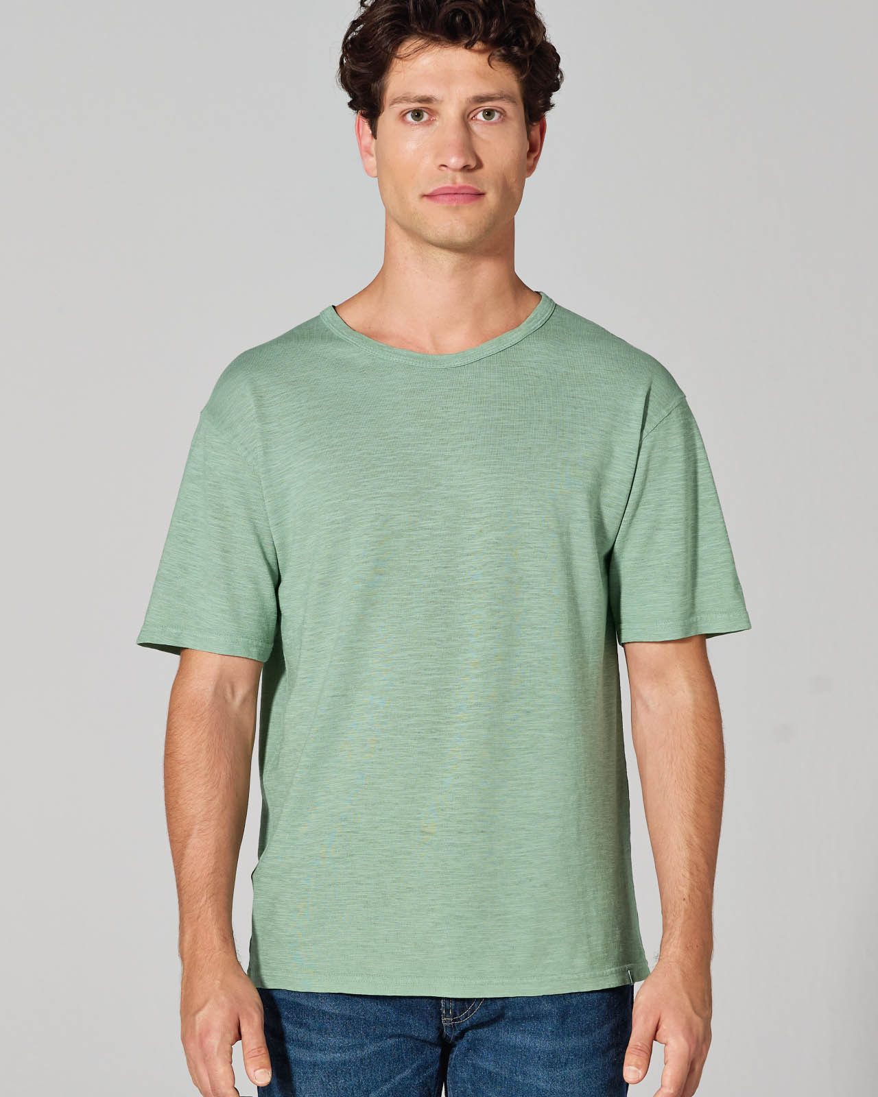 HempAge T-Shirt T-Shirt aus Slub Jersey Hanf/Biobaumwolle Normal Fit