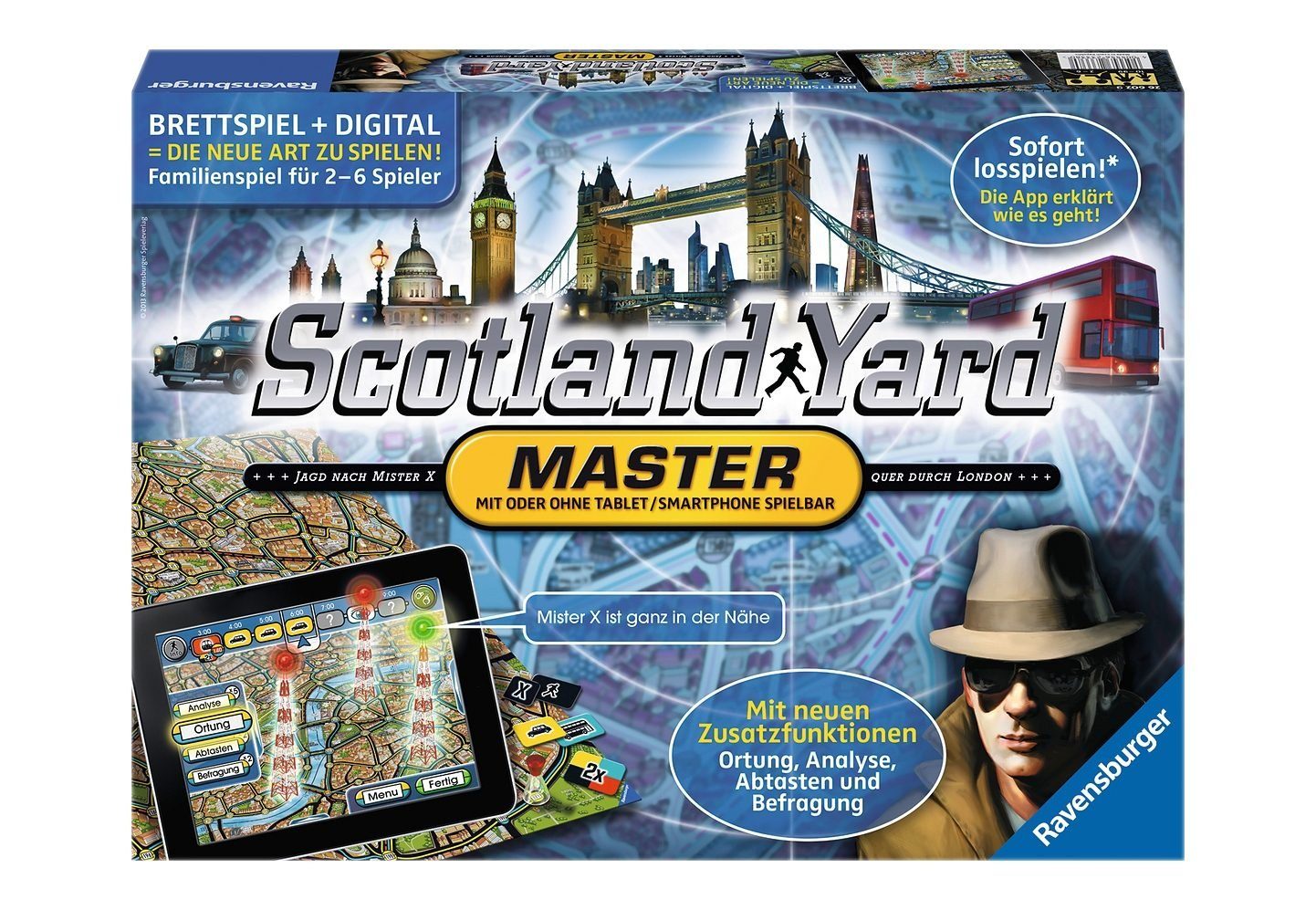 schützt FSC® - Wald Spiel, Made Master, weltweit - Ravensburger - in Scotland Yard Europe,