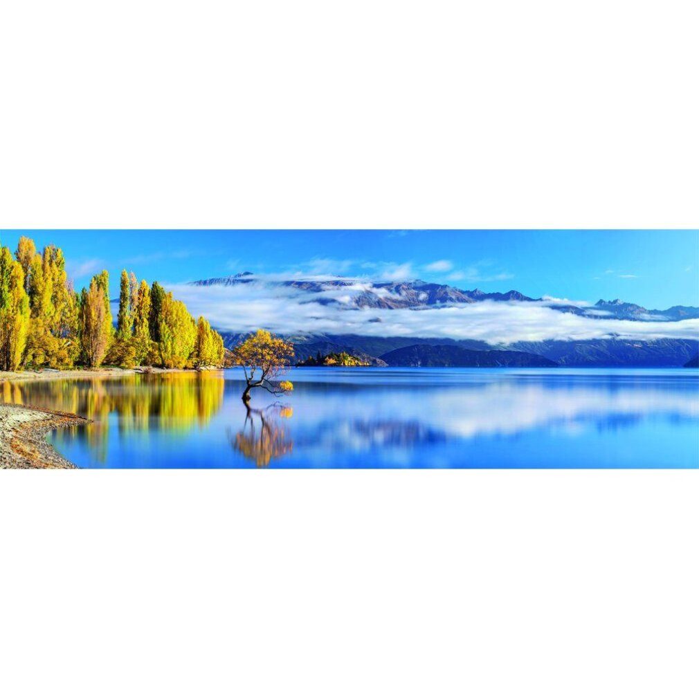 Clementoni® Puzzle Hochwertige Wanakaâs goldene Reflexionen Panorama-Puzzle 1000pcs, Puzzleteile