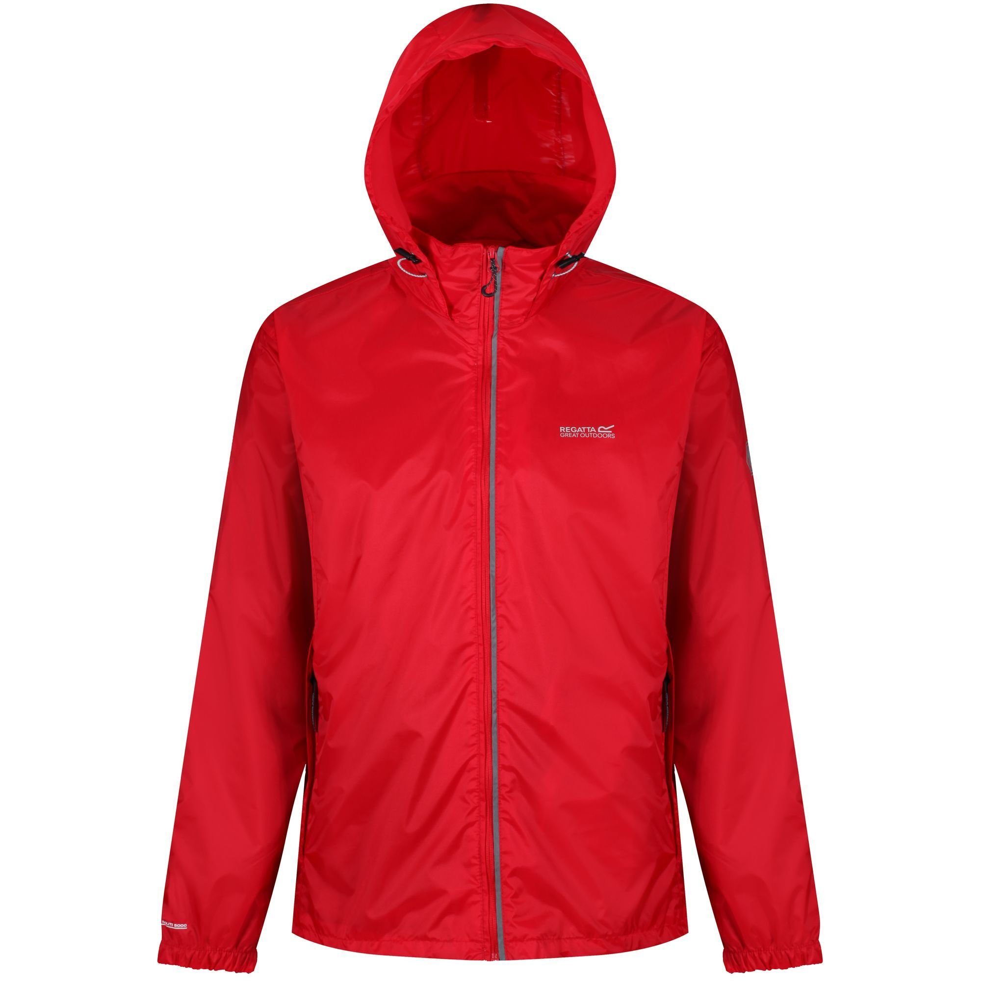 Regatta Outdoorjacke Lyle IV wasserdicht, für Herren, Pepper mit Kapuze