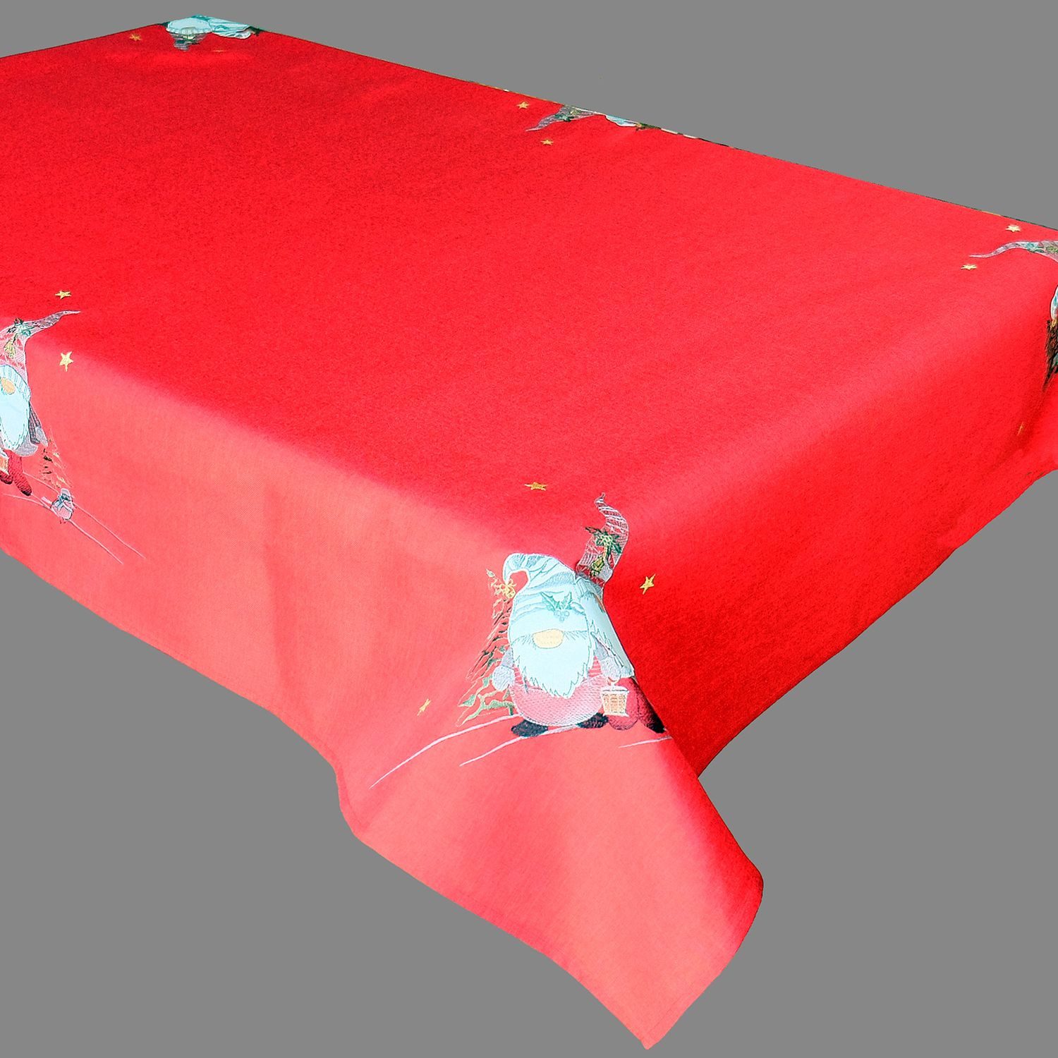 texpot Tischdecke Stickerei Wichtelmänner Weihnachten Winter günstig online kaufen