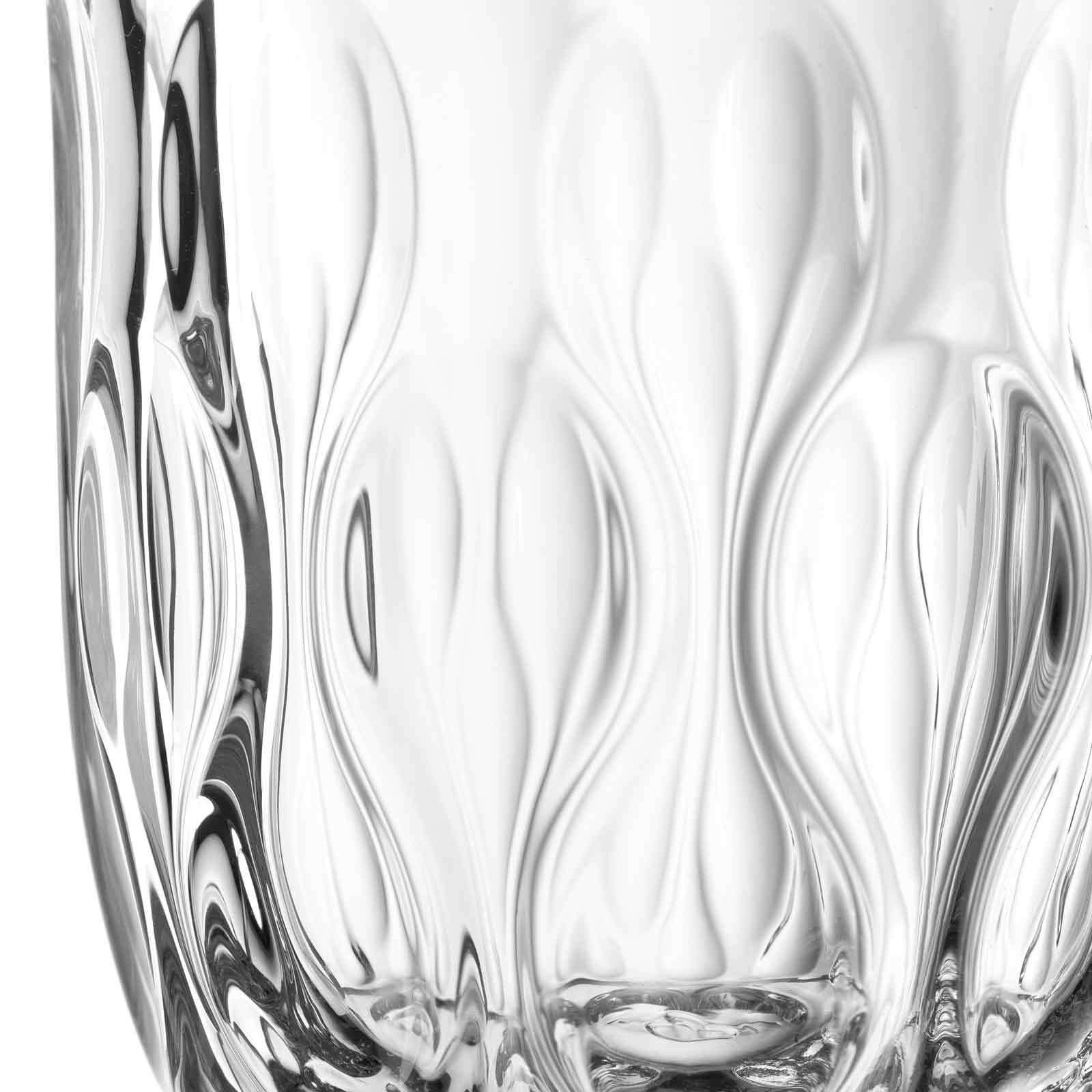 LEONARDO Latte-Macchiato-Glas Gocce Barista-Set (3) 6er Set, 6-tlg., Glas