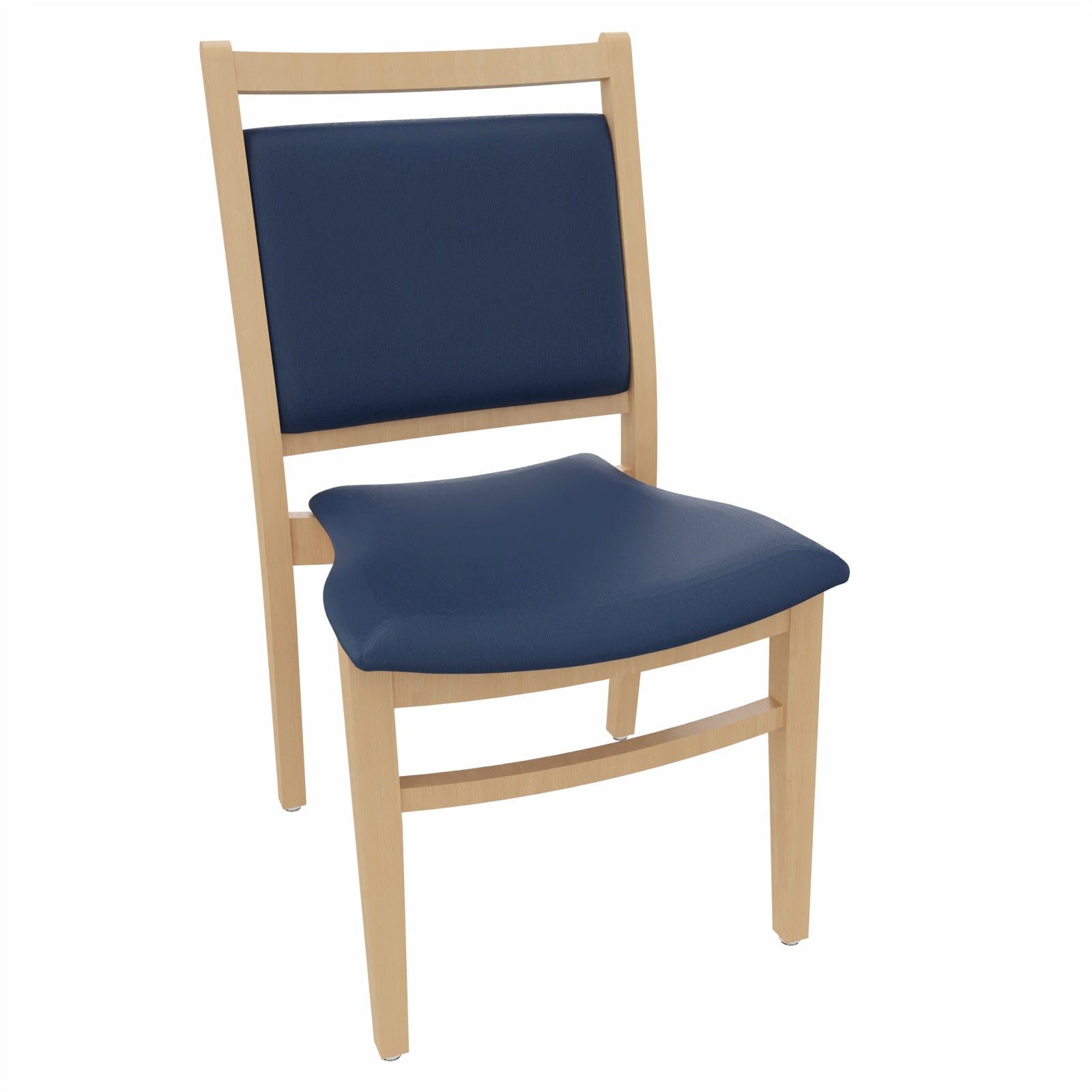 einrichtungsdesign24 Esszimmerstuhl André ohne Armlehnen – Ideal für Senioren im Pflegeheim oder Zuhause, Seniorenstuhl, Pflegestuhl