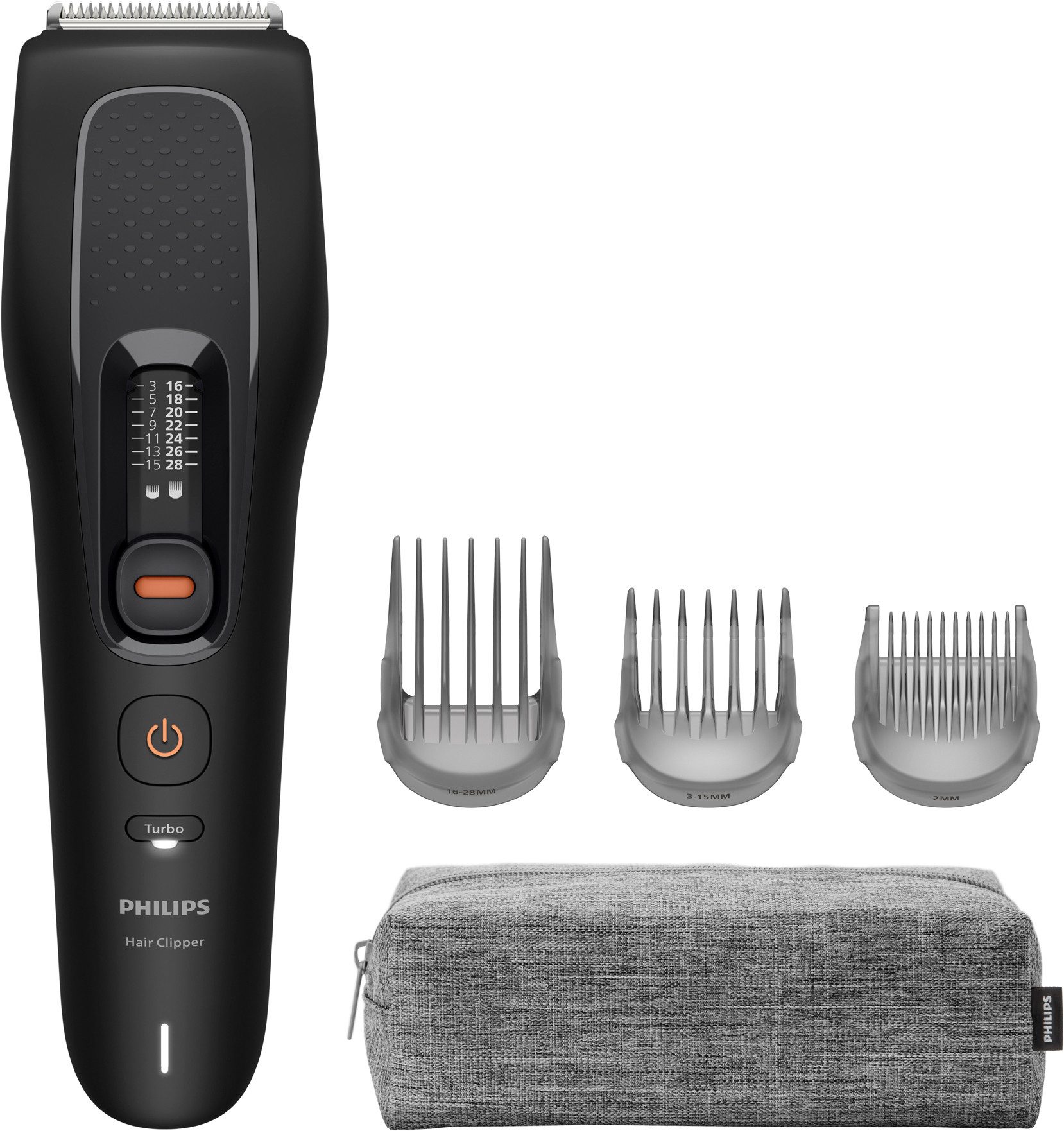 Philips Haarschneider Serie 5000 HC5733/15, 16 Längeneinstellungen, Turbo Modus und PowerAdapt Sensor – Bild 2 von 5