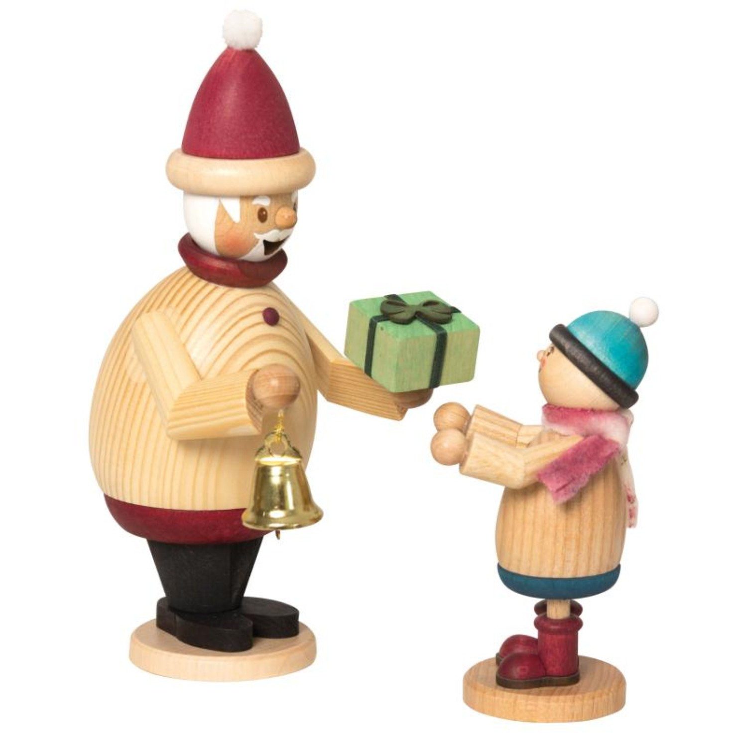 Kuhnert Räuchermännchen Kuhnert Rauchfigur "Max", 100% Made in Germany, Erzgebirgische Holzkunst