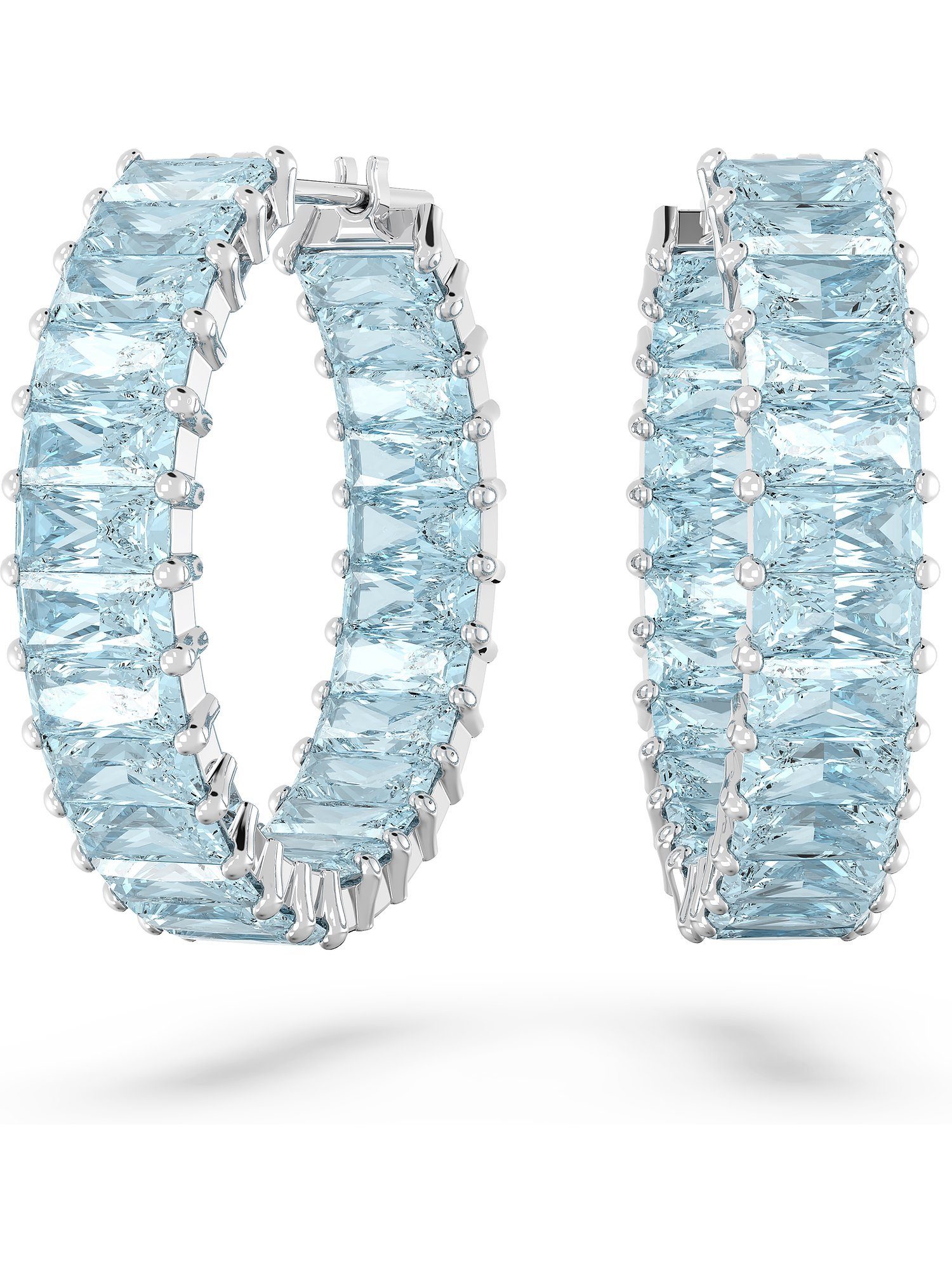 Swarovski Paar Серьги-кольца Swarovski Damen-Creolen Messing Swarovski-Kristall (Paar)