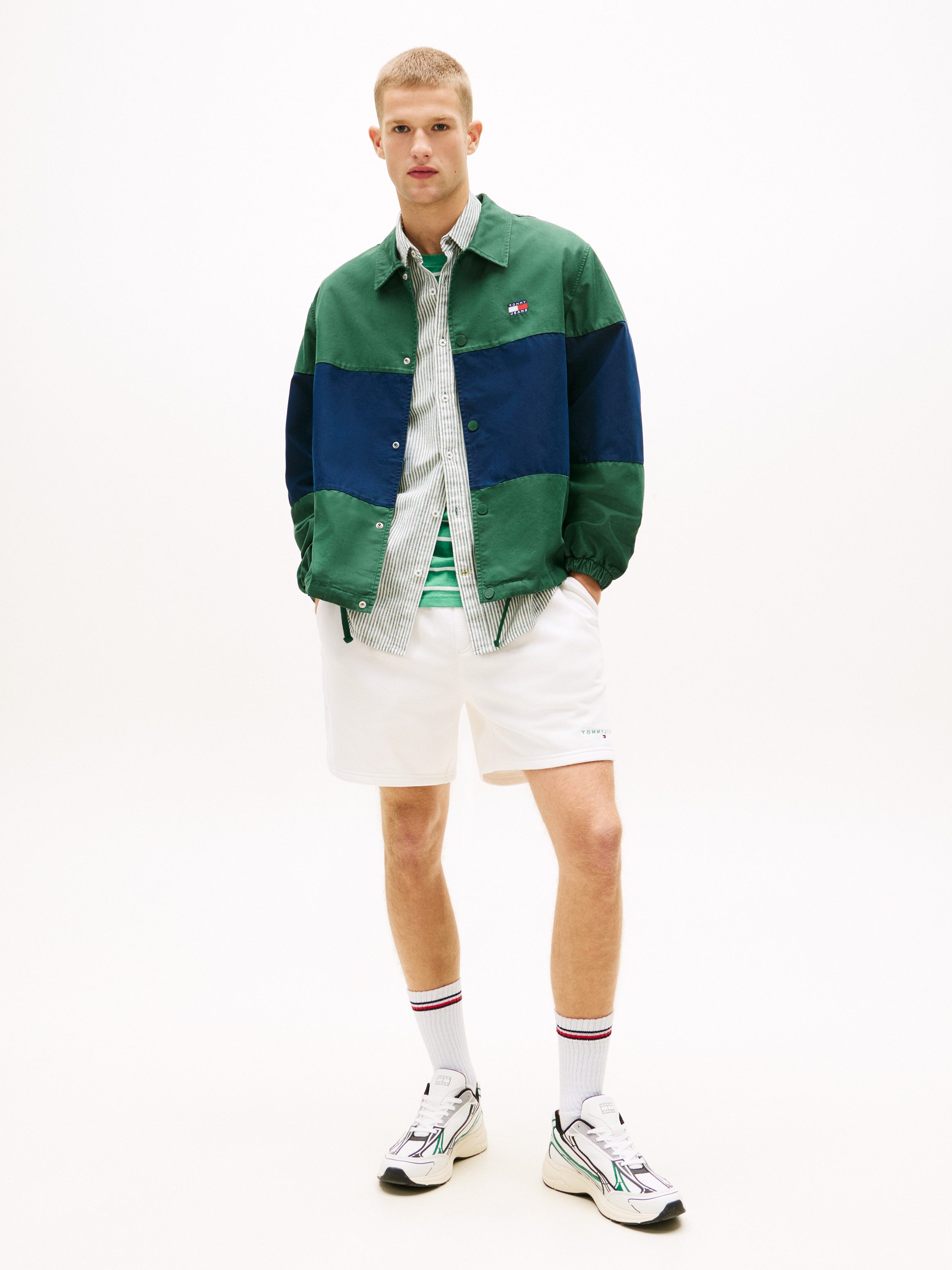 Tommy Jeans Shorts TJM CONTRAST LINEAR BEACH Regular fit mit elastischem Bund