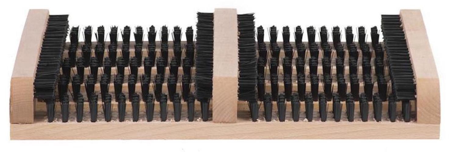 PROREGAL® Fußmatte Fußmatte, Schmutzfangmatte 36x27x55cm, Holz, für Schuhe
