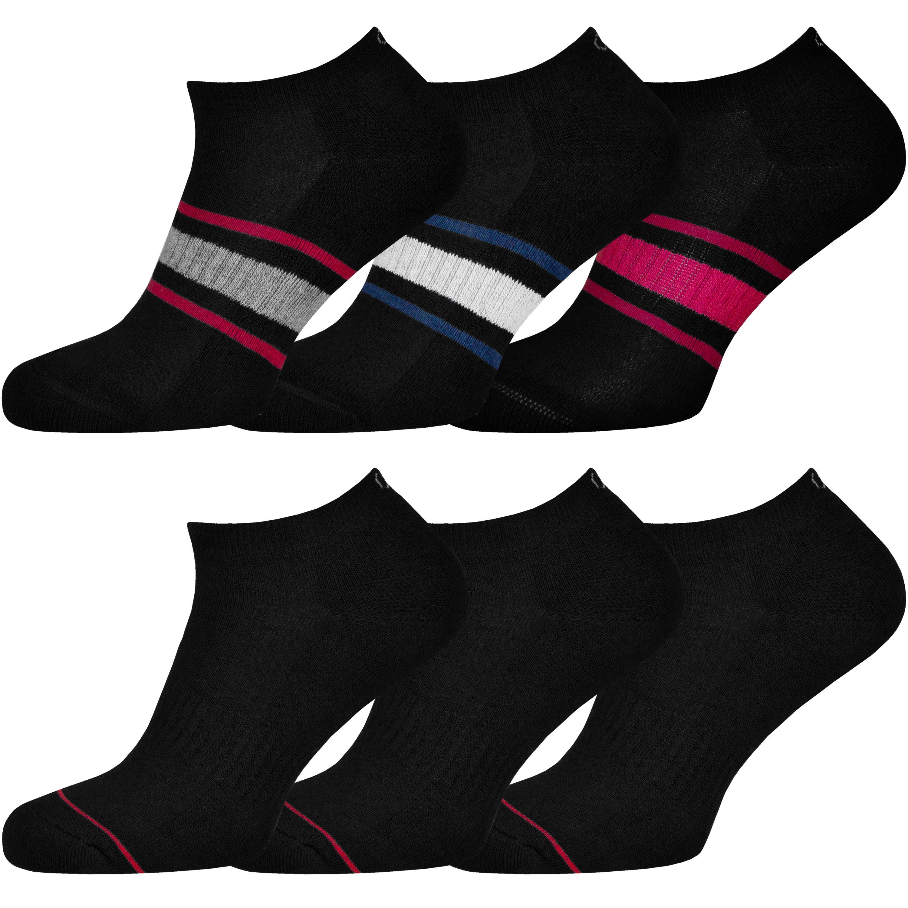 Sneakersocken OCERA Sport und Freizeit Sneaker mit Farbstreifen
