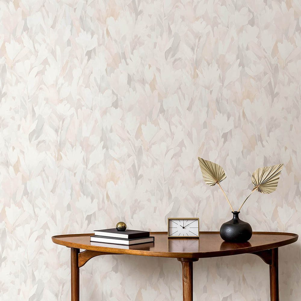 Erismann Vliestapete Floral Blumen Blätter Abstrakt Creme Beige Grau 10586-02 Pure Harmony