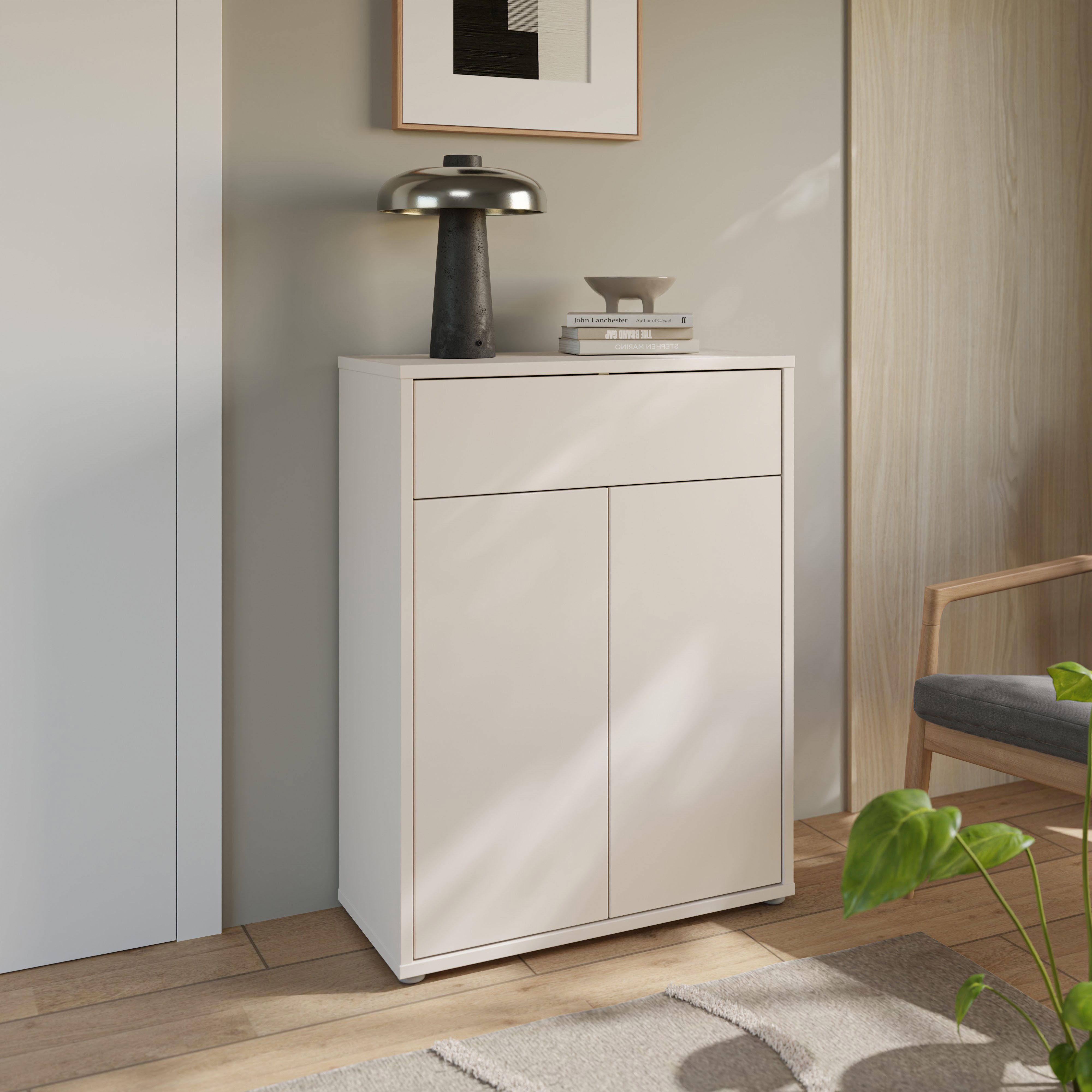 FORTE Schuhschrank B/H/T 74,5/99,1/34,9 cm Push to open, 12 Paar Schuhe günstig online kaufen