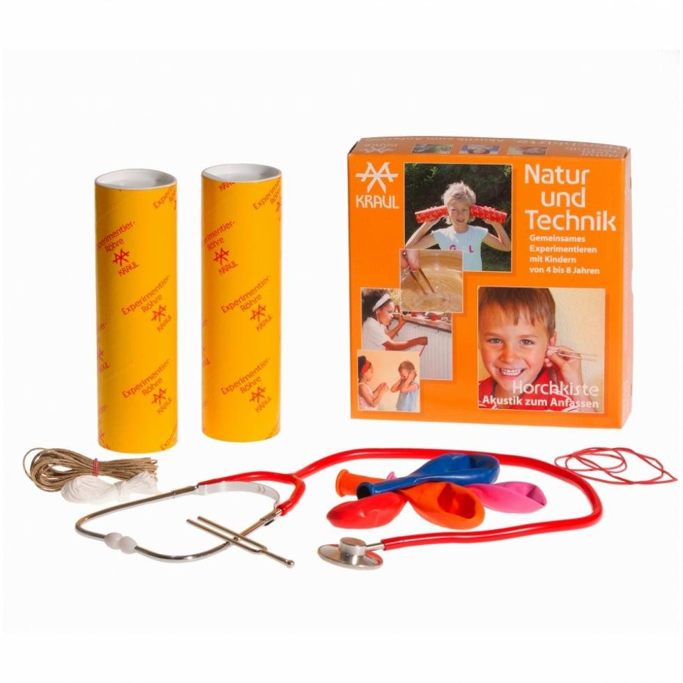 Spielzeug Kraul Spiel, Horchkiste - Natur und Technik für 4-8 jährige - deutsch