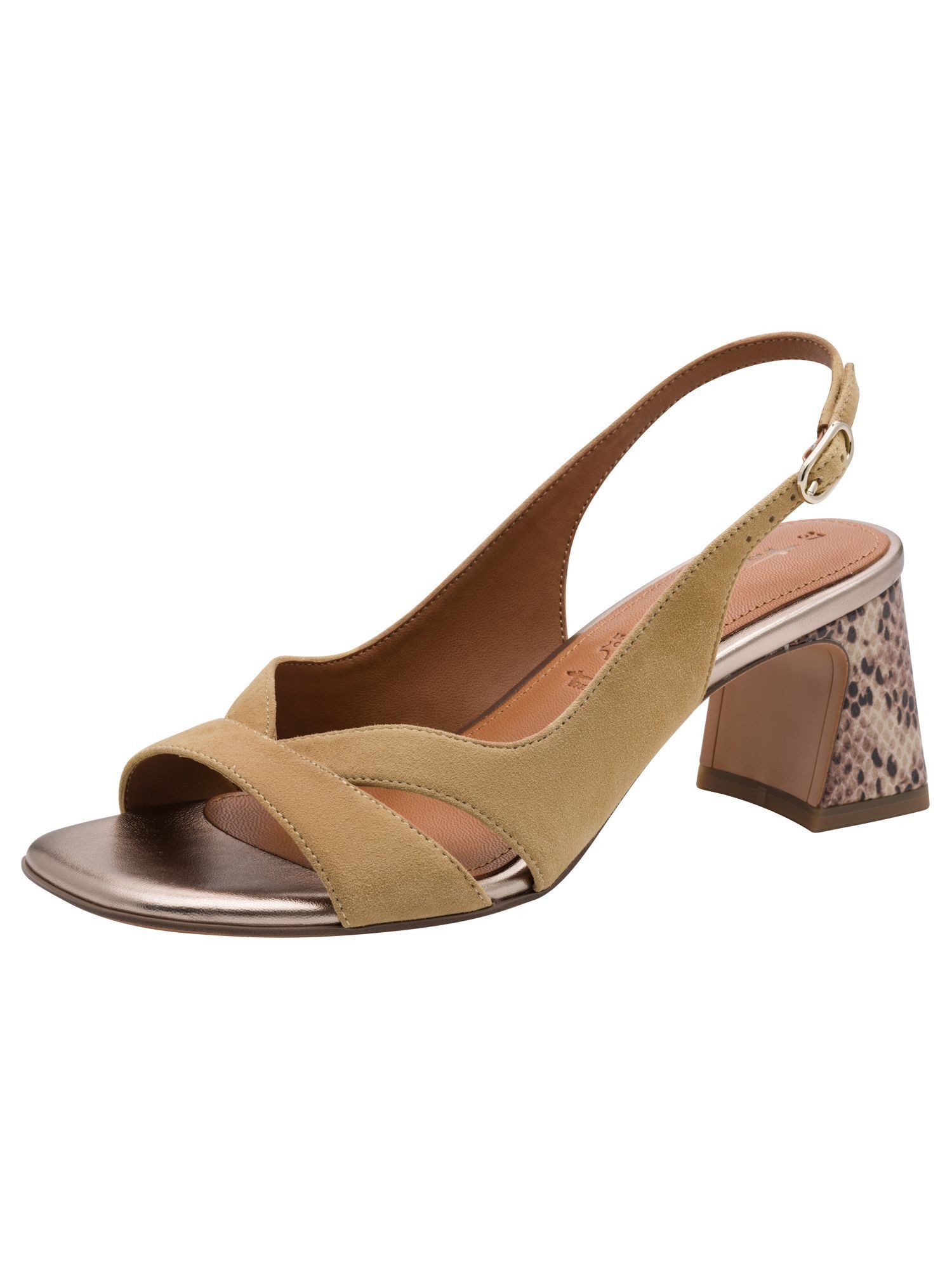 ANTIslide, TOUCH-IT, ANTIshokk aus Leder Sandalette