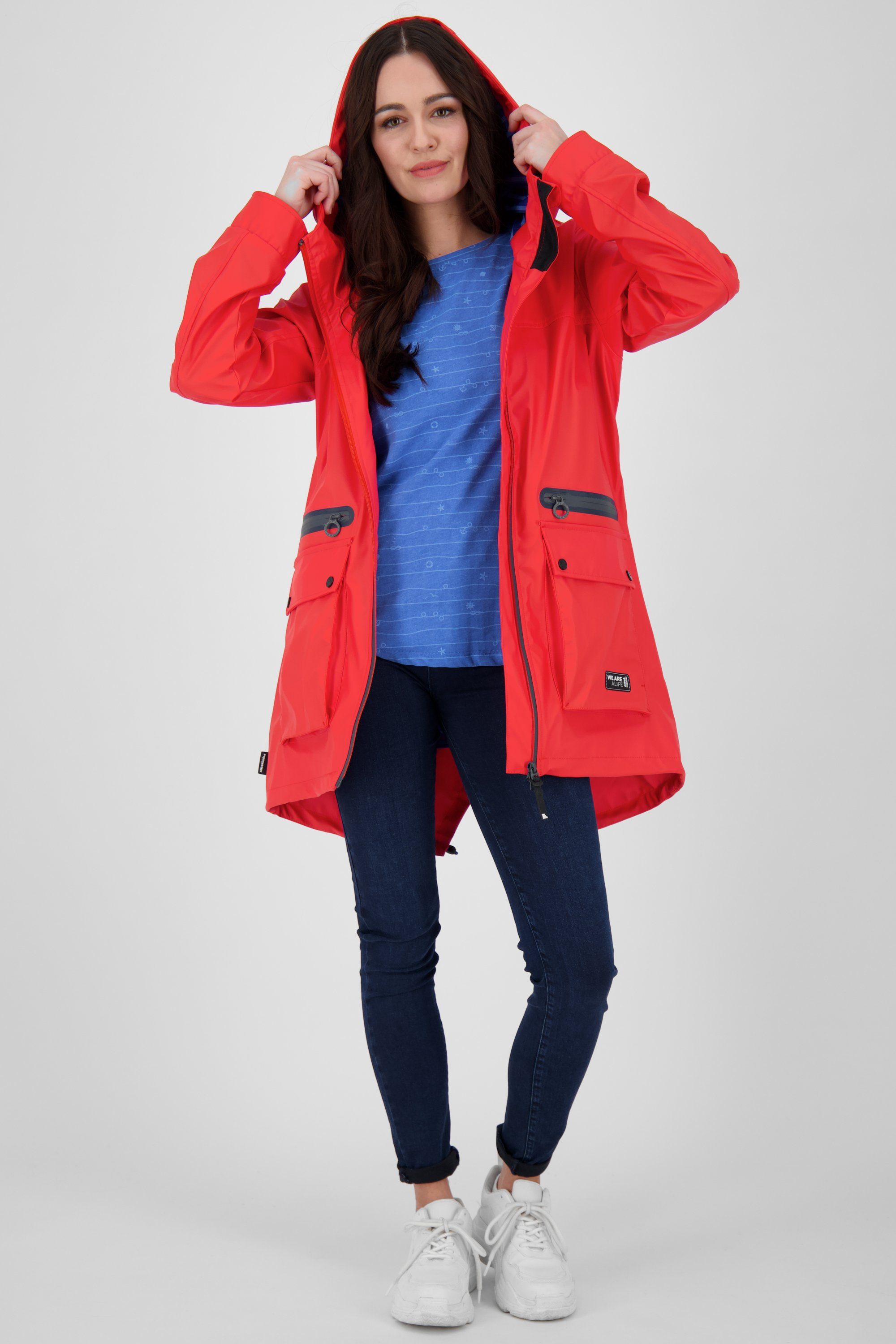 Damen fiesta & Kickin Raincoat Jacke, leichte Alife Übergangsjacke AudreyAK Sommerjacke