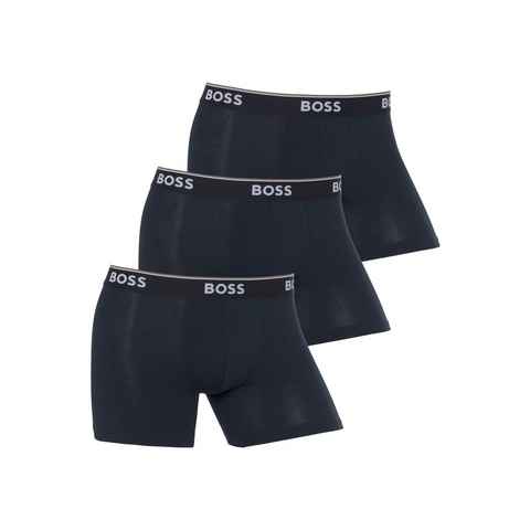 BOSS Boxer BoxerBr 3P Power (Packung, 3-St., 3er Pack) mit BOSS Logo-Elastikbund