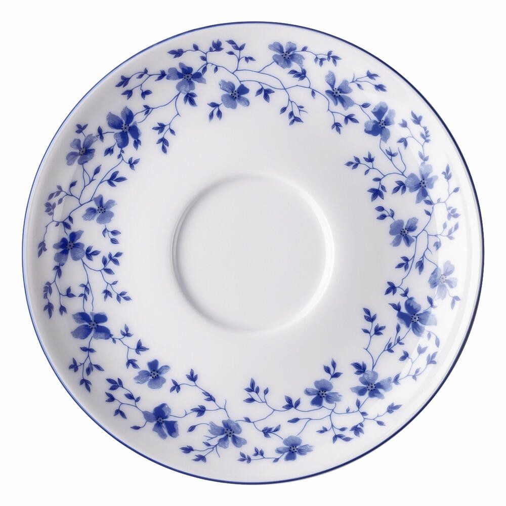Untertasse Form 1382 Blaublüten für Teetasse 190 ml, 15 cm
