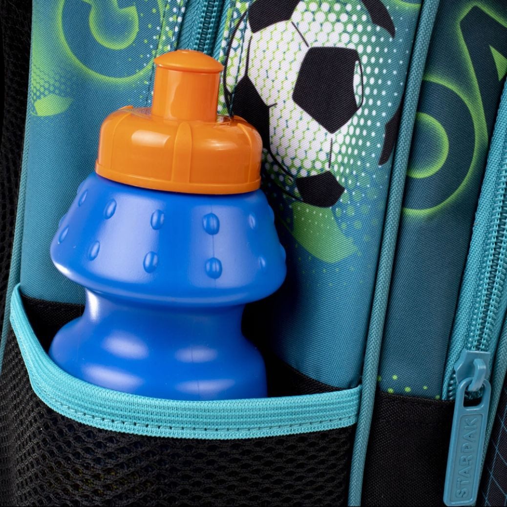 Starpak Schulrucksack Starpak Schulrucksack Football Jungen 1–3 Klasse Ergonomisch (1-tlg)