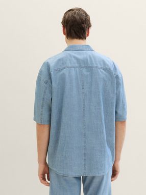 TOM TAILOR Denim Langarmhemd Oversized Chambray Kurzarmhemd