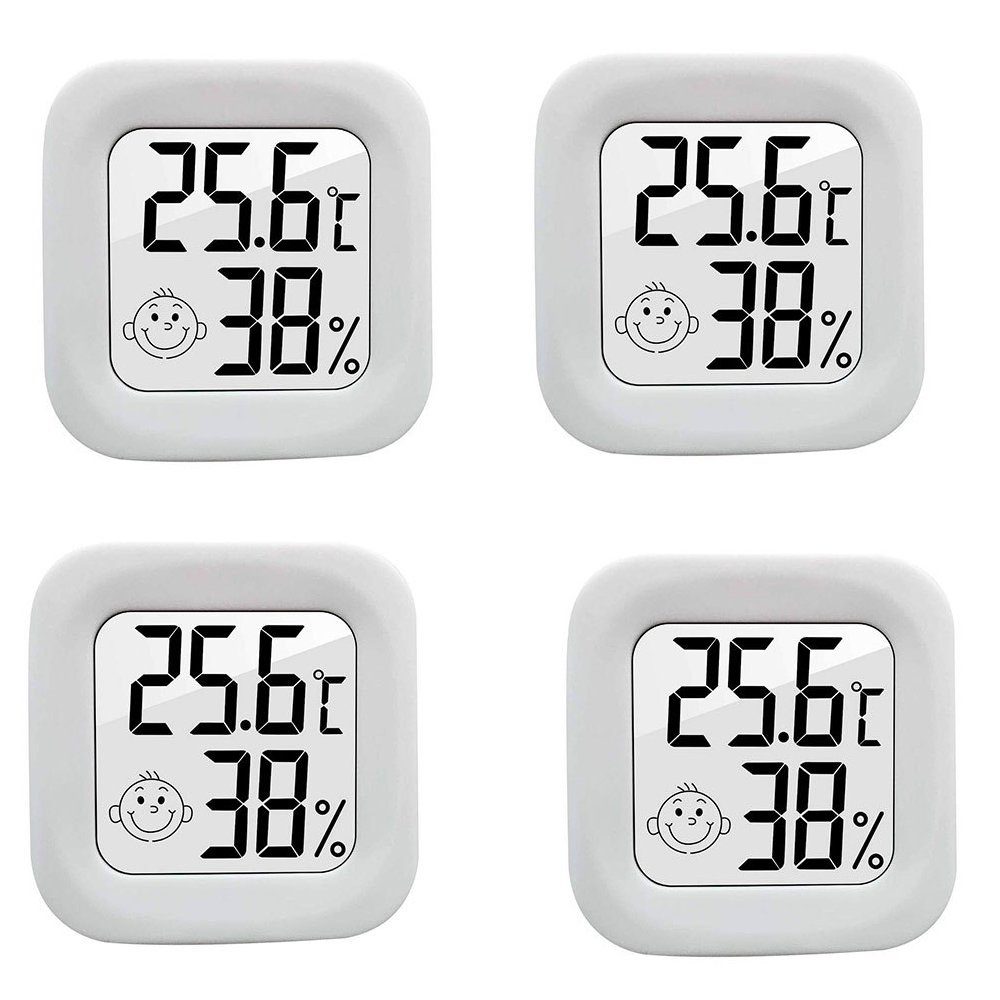 GelldG Hygrometer Luftfeuchtigkeitsmesser Mini LCD Digital Thermometer Hygrometer