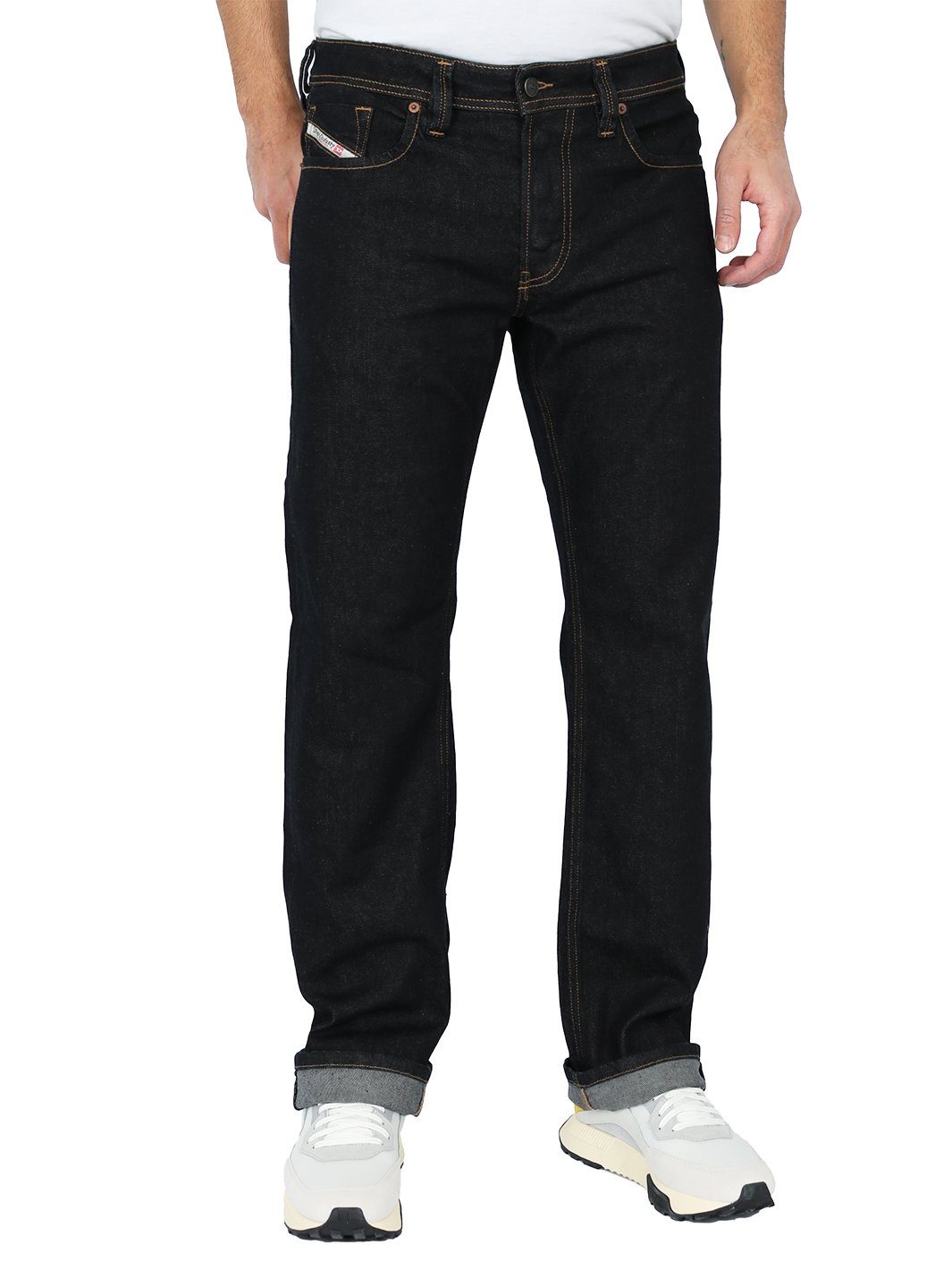 Diesel Straight-Jeans Regular Fit Rinsed Wash günstig online kaufen