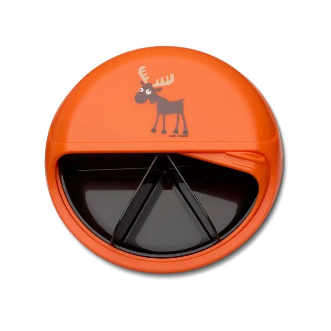 suebidou Lunchbox Snack Disc für Kinder 15 cm verschiedene Farben, (1 Snack Disc), nachhaltig, kreativ