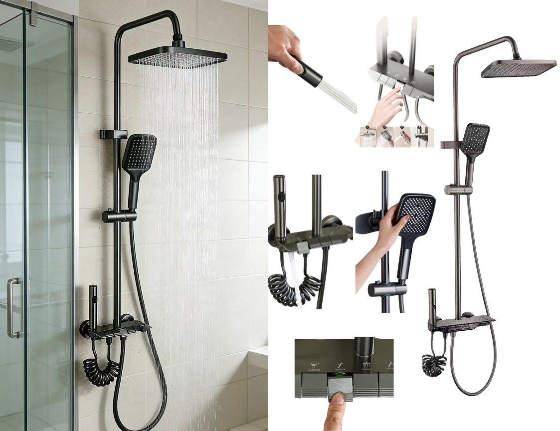 Faizee Home Regenduschkopf Hydroniq Duschset – Faizee Home