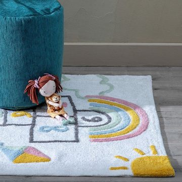 Teppich Kinderteppich Baumwolle 160 x 120 cm, Bigbuy, Höhe: 14 mm