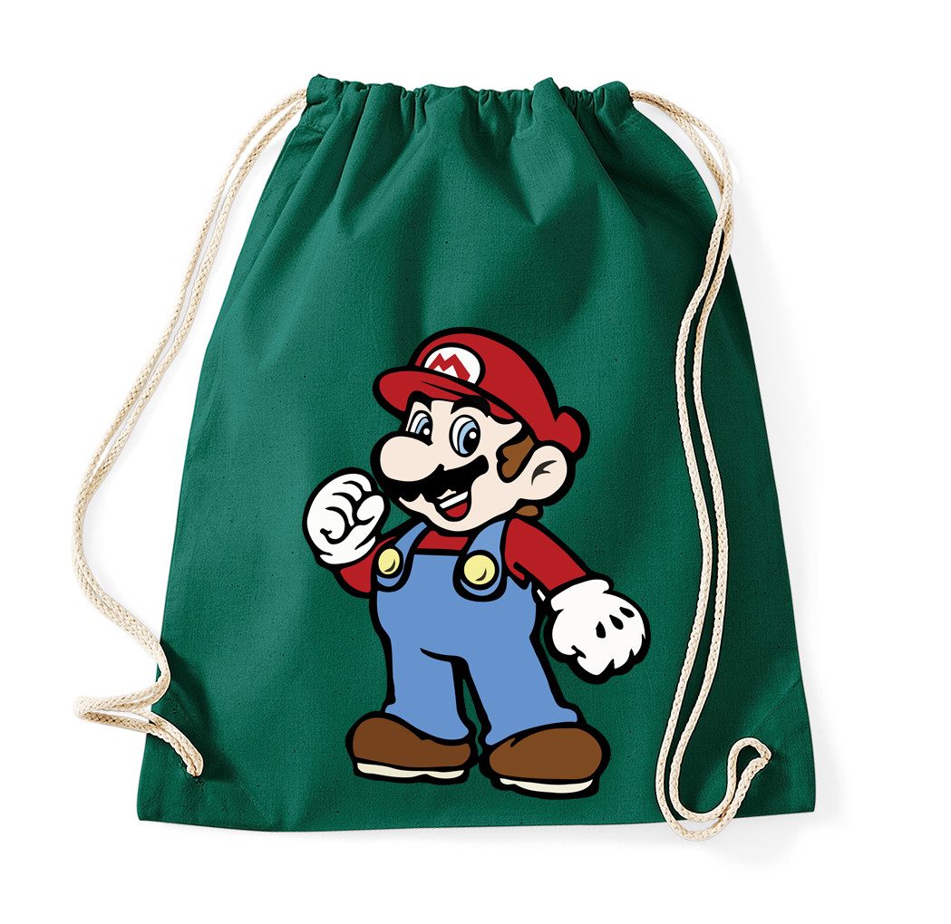 Turnbeutel Mario Turnbeutel Gaming Held Print Freizeit Sport Tasche