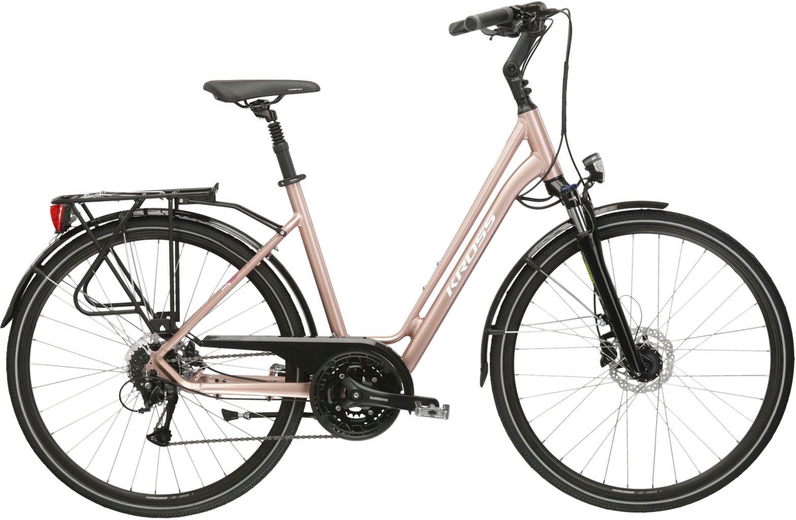 Kross Cityrad Sentio 4.0, 27 Gang Shimano ACERA T3000 Schaltwerk, Kettenschaltung