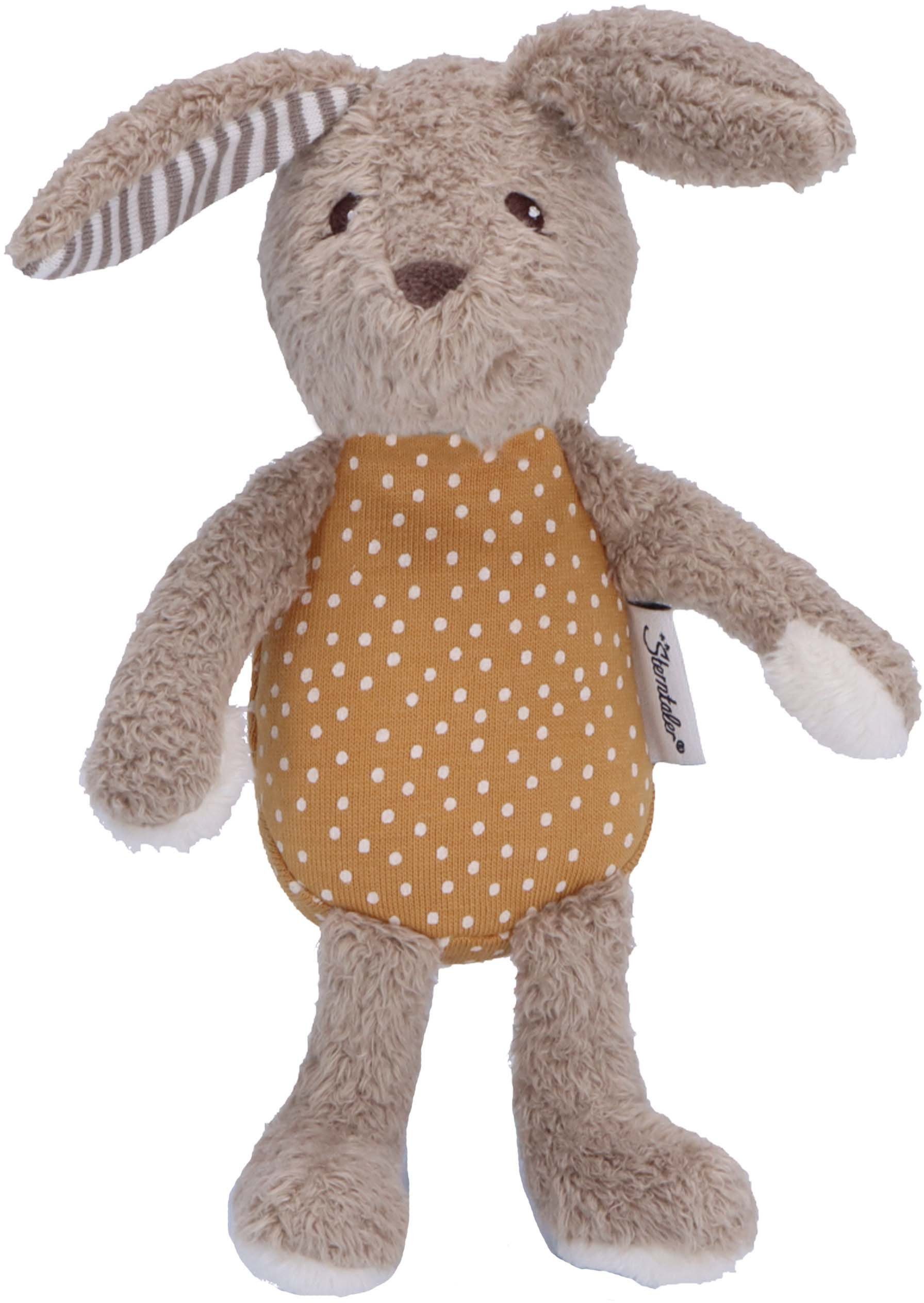 Sterntaler® Kuscheltier Mini-Spieltier Hase Happy, mit Rassel