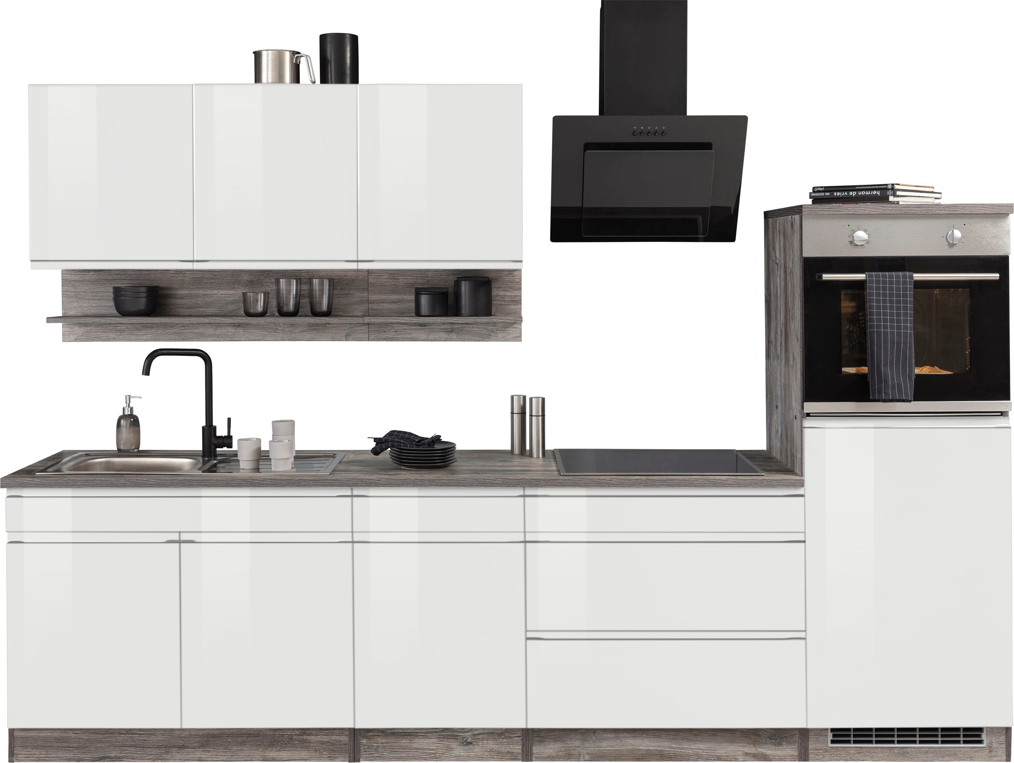 KOCHSTATION Küchenzeile KS-Virginia, Breite 290 cm, günstig online kaufen