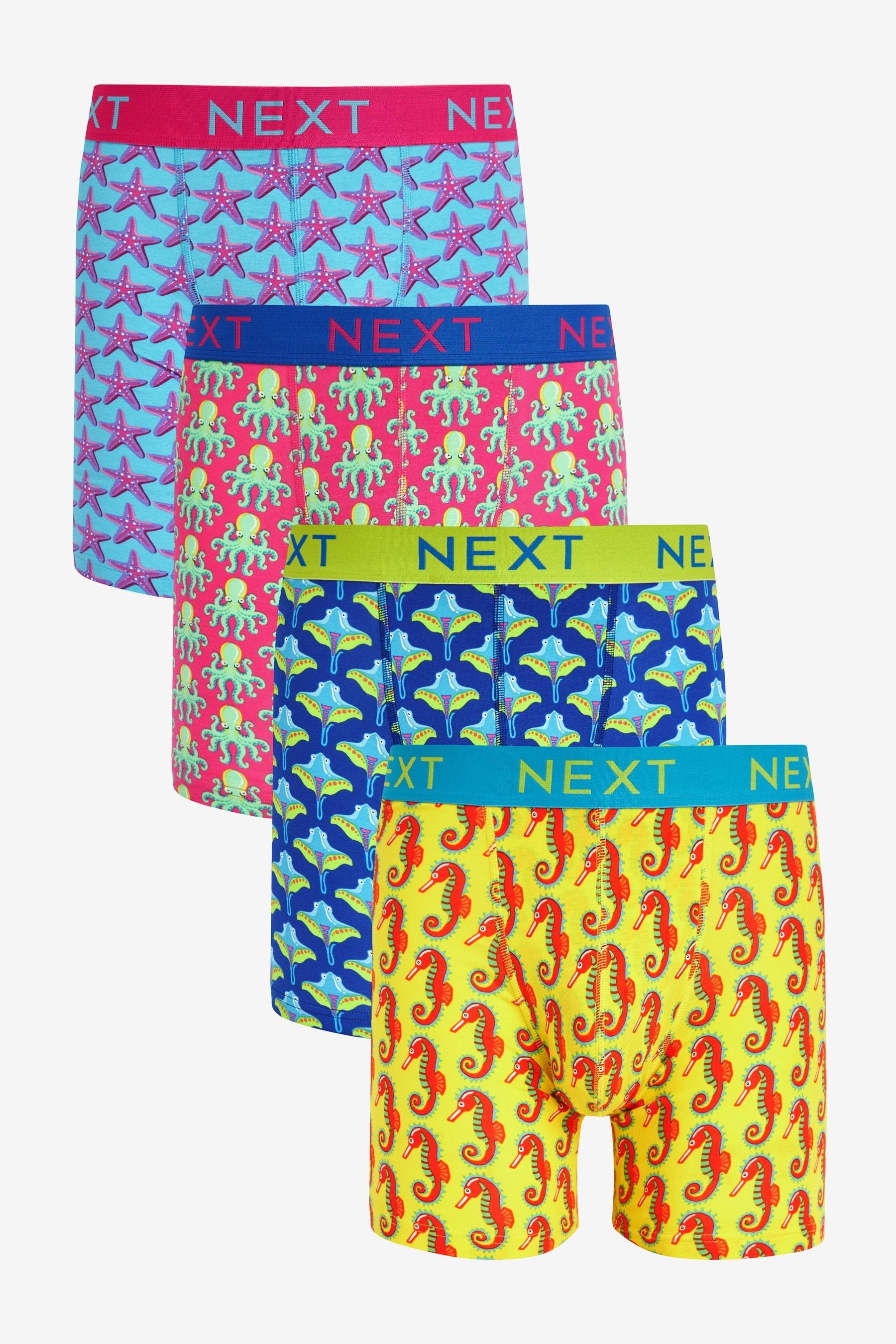 Next Hipster Unterhose, 4er-Pack (4-St) Sealife pattern | Hipster-Panties