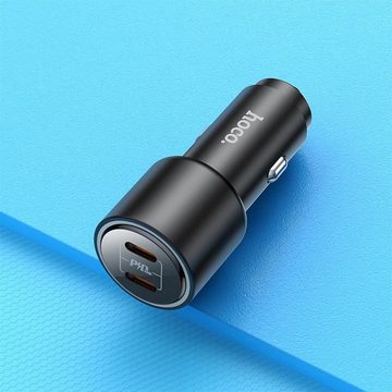 HOCO 30W USB Typ C und USB C Smartphone-Ladegerät (KFZ Dual USB Lade Stecker Zigarettenanzünder Quick Charger)