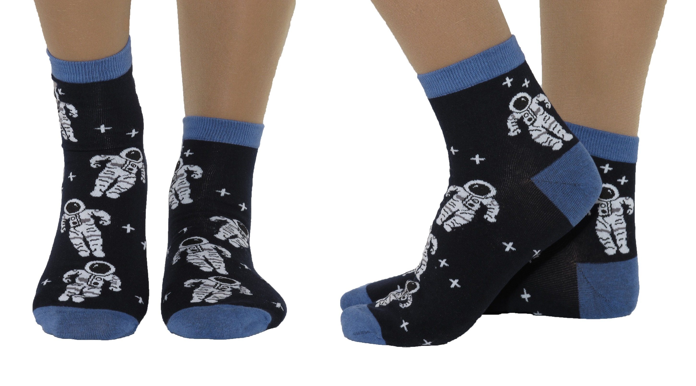 Rungassi Socken 2er Set (2 Paar) Herren Crazy Socken Kurze Länge G