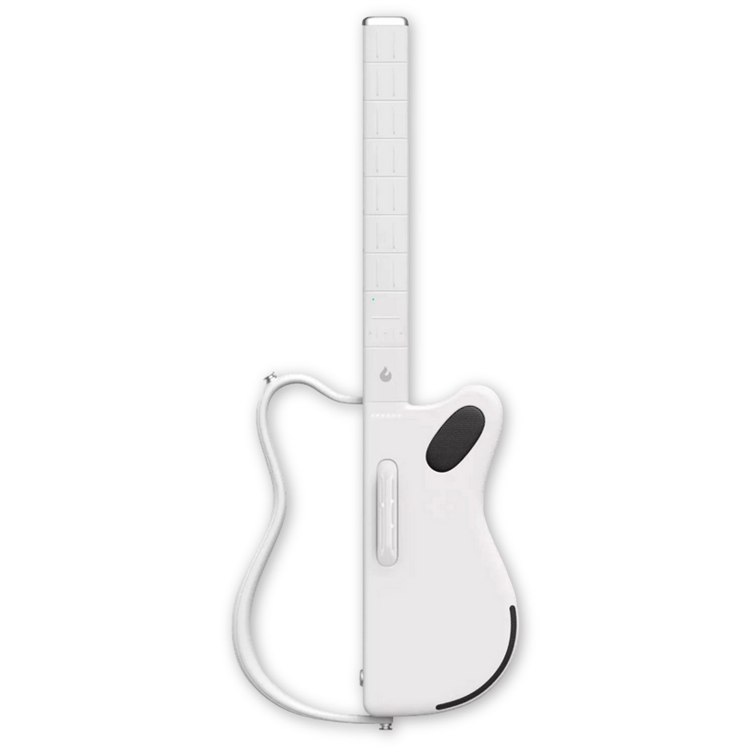 Lava Music Westerngitarre Lava Music Gitarre Genie Smart-Gitarre Weiss, Smart-Gitarre mit Touch-Griffbrett, 6.35 mm Klinke, 3.5 mm Klinke, USB Type-C, 1-St., Smart-Gitarre