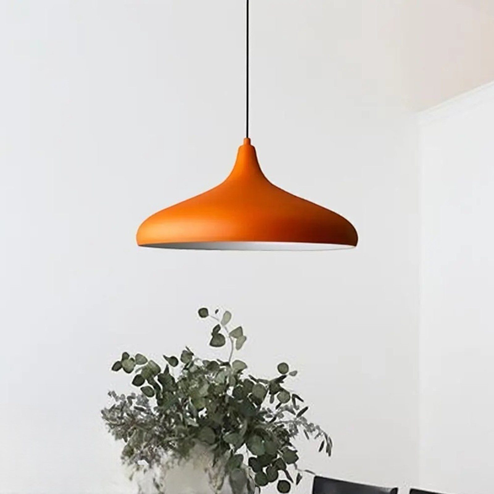 Bamyum Pendelleuchte Bamyum Pendelleuchte Durchmesser 35 cm E27 Metall Moderne Lampe, ohne Leuchtmittel